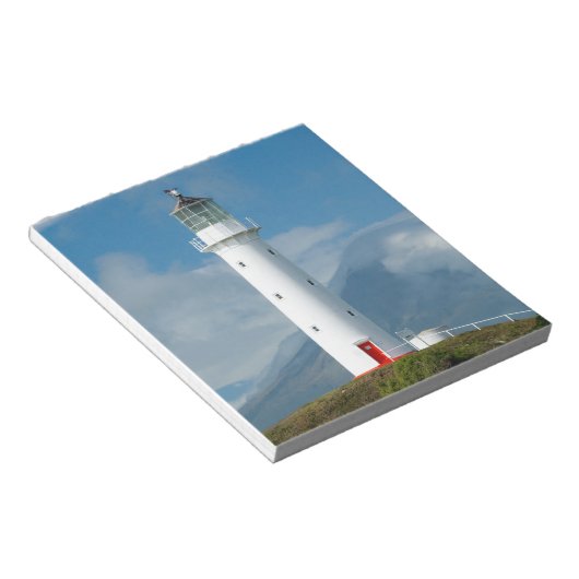 vuurtoren van Cape Egmont en Mt Taranaki/Mt Notitieblok (Schuin)