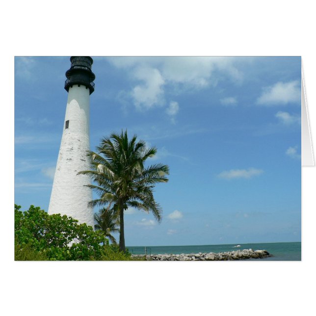 vuurtoren van Cape Florida (Voorkant Horizontaal)