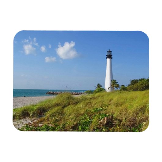 vuurtoren van Cape Florida Magneet (Horizontaal)