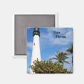 vuurtoren van Cape Florida Magneet (Voorkant / Achterkant)