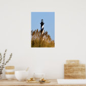 vuurtoren van Cape Hatteras - Dune Uitzicht Poster (Keuken)
