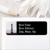 vuurtoren van Cape Hatteras Etiket (Insitu)