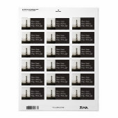 vuurtoren van Cape Hatteras Etiket (Full Sheet)