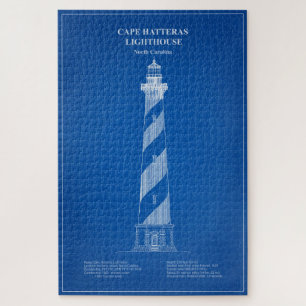 Vuurtoren van Cape Hatteras - North Carolina - AD Legpuzzel