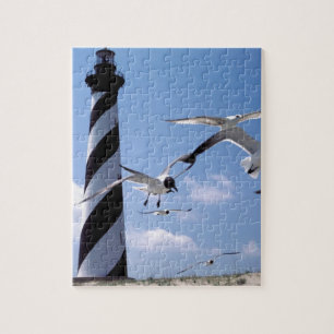 vuurtoren van Cape Hatteras North Carolina Legpuzzel