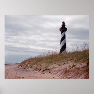 vuurtoren van Cape Hatteras Poster