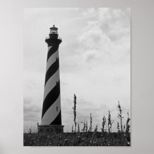 vuurtoren van Cape Hatteras Poster (Voorkant)