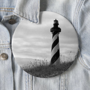 vuurtoren van Cape Hatteras Ronde Button 6,0 Cm