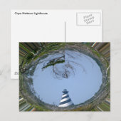vuurtoren van Cape Hatteras uit de wetlands-reeks Briefkaart (Voorkant / Achterkant)