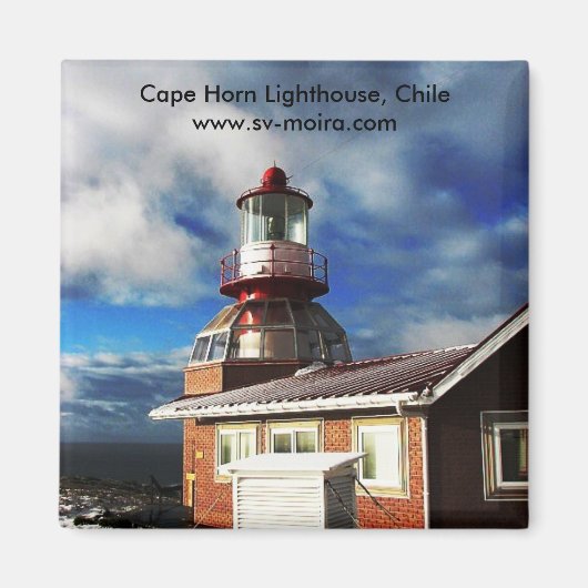 vuurtoren van Cape Horn, Chili Magneet (Voorkant)