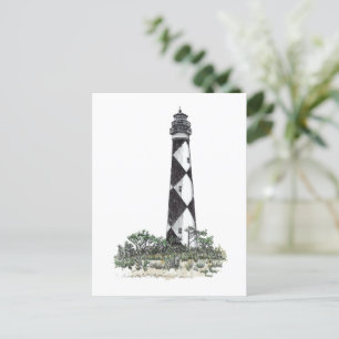 vuurtoren van Cape Lookout Briefkaart