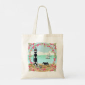 vuurtoren van Cape Lookout Tote Bag (Achterkant)