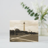 vuurtoren van Cape May Briefkaart (Staand voorkant)