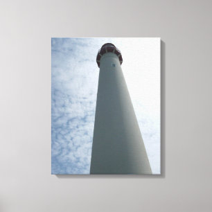 vuurtoren van Cape May Canvas Afdruk