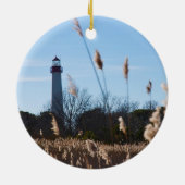 vuurtoren van Cape May Keramisch Ornament (Achterkant)