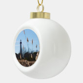 vuurtoren van Cape May Keramische Bal Ornament (Rechts)