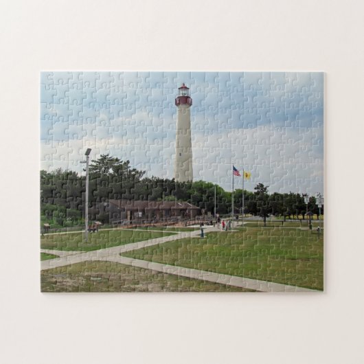 vuurtoren van Cape May Legpuzzel (Horizontaal)