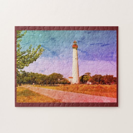 vuurtoren van Cape May Legpuzzel (Horizontaal)