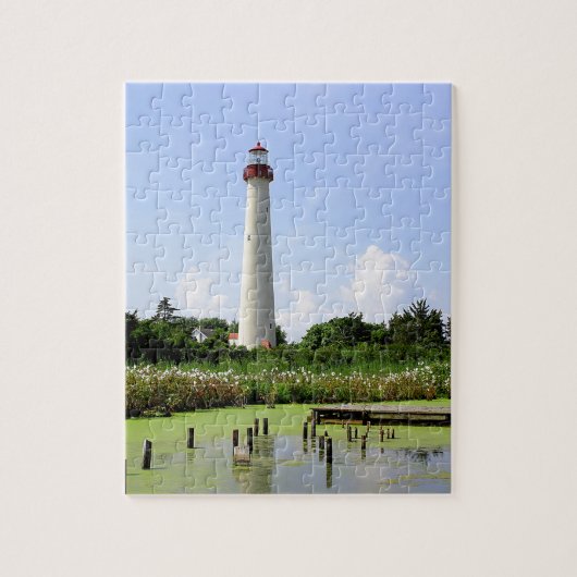 vuurtoren van Cape May Legpuzzel (Verticaal)