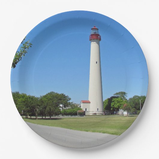 vuurtoren van Cape May Papieren Bordje (Voorkant)