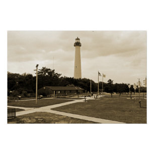 vuurtoren van Cape May Perfect Poster