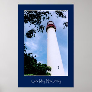 vuurtoren van Cape May Poster
