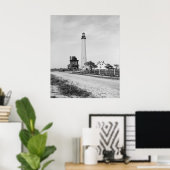 vuurtoren van Cape May Poster (Thuiskantoor)