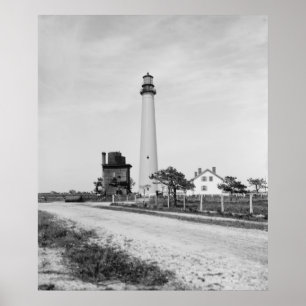 vuurtoren van Cape May Poster