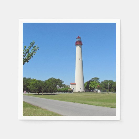 vuurtoren van Cape May Servet (Voorkant)