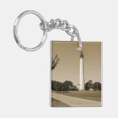 vuurtoren van Cape May Sleutelhanger (Voorkant Links)