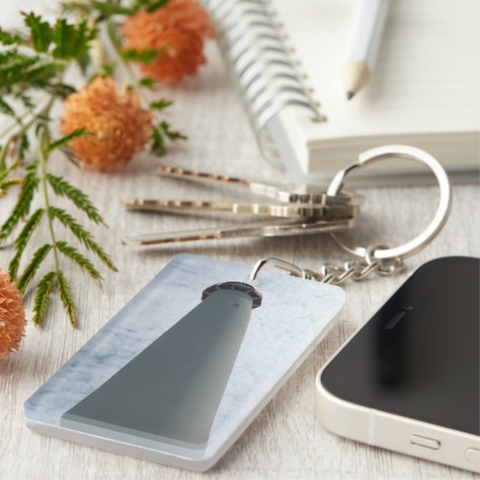 vuurtoren van Cape May Sleutelhanger (Voorkant Rechts)