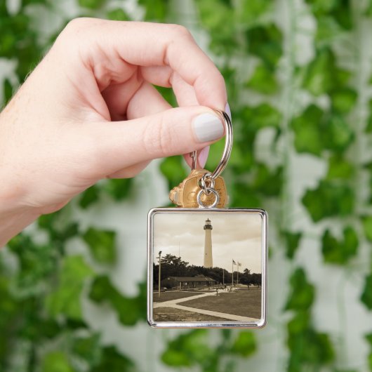 vuurtoren van Cape May Sleutelhanger (Hand)