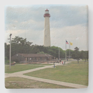 vuurtoren van Cape May Stenen Onderzetter