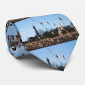 vuurtoren van Cape May Stropdas (Opgerold)