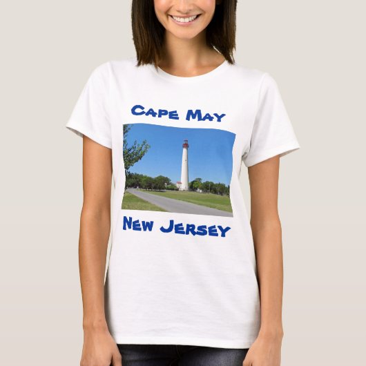 vuurtoren van Cape May T-shirt (Voorkant)