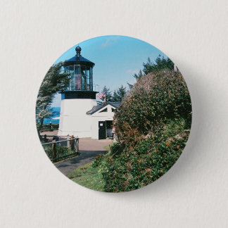 vuurtoren van Cape Meares, Oregon Ronde Button 5,7 Cm