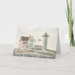 vuurtoren van Cape Neddick Bedankkaart