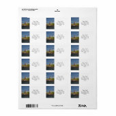 vuurtoren van Cape Neddick Etiket (Full Sheet)