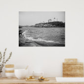 vuurtoren van Cape Neddick "Nubble" Poster (Keuken)