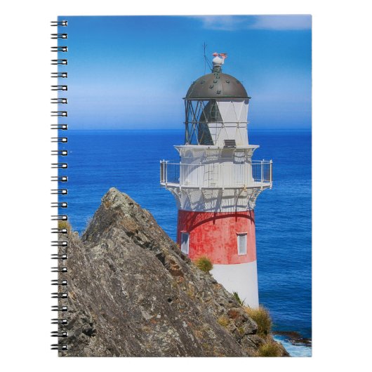 Vuurtoren van Cape Palliser New Zealand Notitieboek (Voorkant)