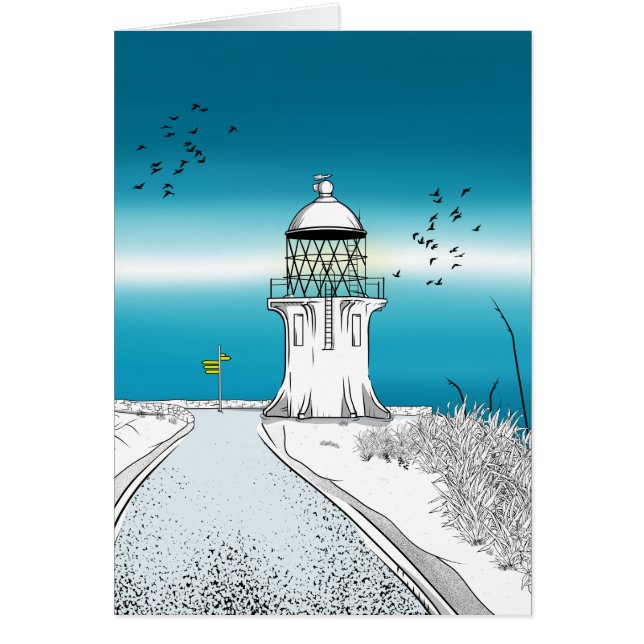 vuurtoren van Cape Reinga Nieuw-Zeeland (Voorkant)