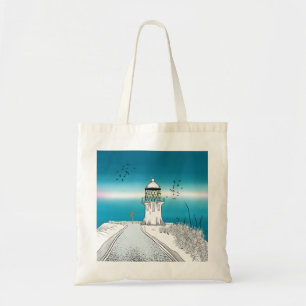 vuurtoren van Cape Reinga Nieuw-Zeeland Tote Bag