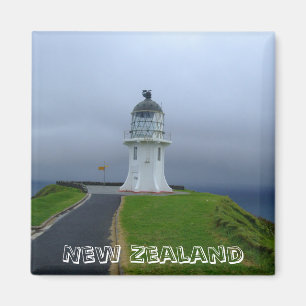 Vuurtoren van Cape Reinga, NZ (Fridge Magnet) Magneet