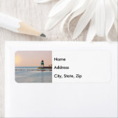 vuurtoren van Chicago Harbour Southeast Etiket (Insitu)