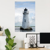 vuurtoren van Cockspur Island Poster (Thuiskantoor)
