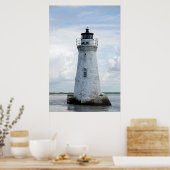 vuurtoren van Cockspur Island Poster (Keuken)