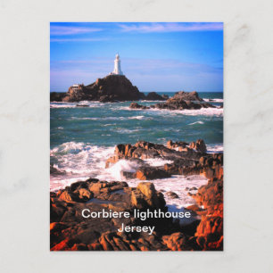 vuurtoren van Corbiere Jersey Briefkaart