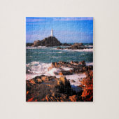 vuurtoren van Corbiere Jersey Legpuzzel (Verticaal)