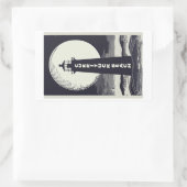 Vuurtoren van Curituck Beach Rechthoekige Sticker (Tas)