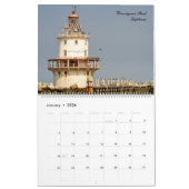 Vuurtoren van de baai van Delaware Kalender (Jan 2026)